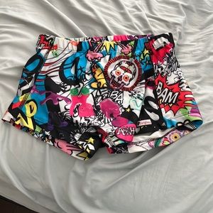 Crazy Pants YL Cartoon Print spandex